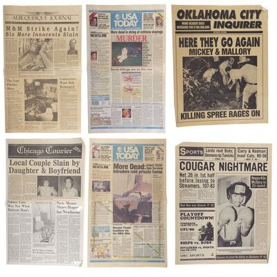 1210. Set of Six Newspapers ### NATURAL BORN KILLERS (1994)