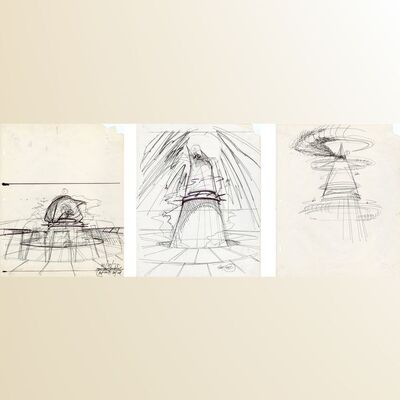 1218. Set of Three Hand-Drawn Oogie Boogie Concept Sketches ### THE NIGHTMARE BEFORE CHRISTMAS (1993)