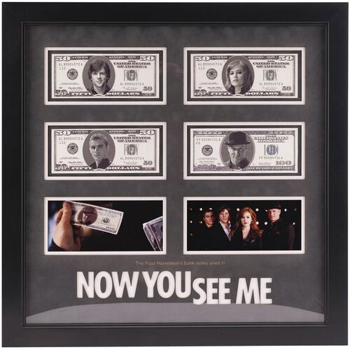 1221A. Framed Set of Four Horsemen Banknotes ### NOW YOU SEE ME (2013)