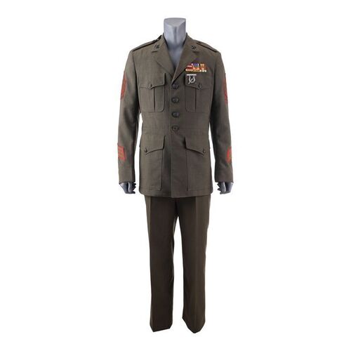 1229. Gunnery Sergeant Emil Foley's (Louis Gossett, Jr.) Service Uniform Jacket and Pants ### OFFICER AND A GENTLEMAN, AN (1982)
