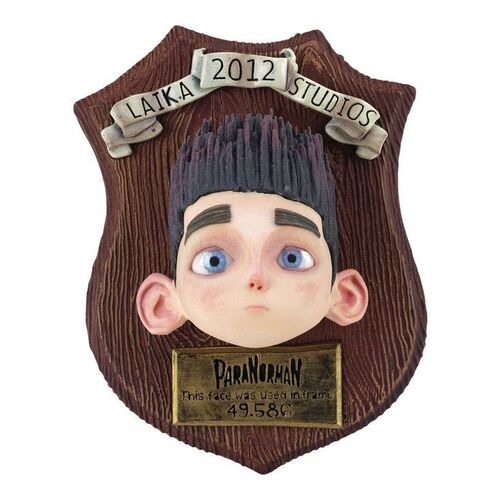 1241. LAIKA Studios Norman (Kodi Smit-McPhee) Production Faceplate Crew Gift ### PARANORMAN (2012)