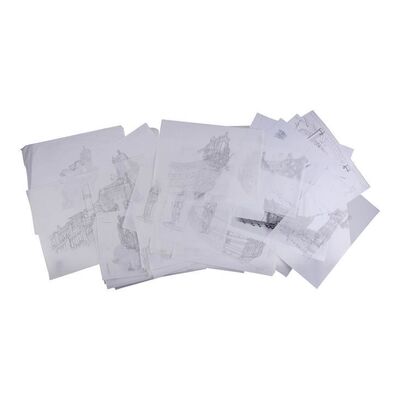 1256. 33 Hand-Drawn Ship Sketches with Prints ### PIRATES OF THE CARIBBEAN: DEAD MEN TELL NO TALES (2017)