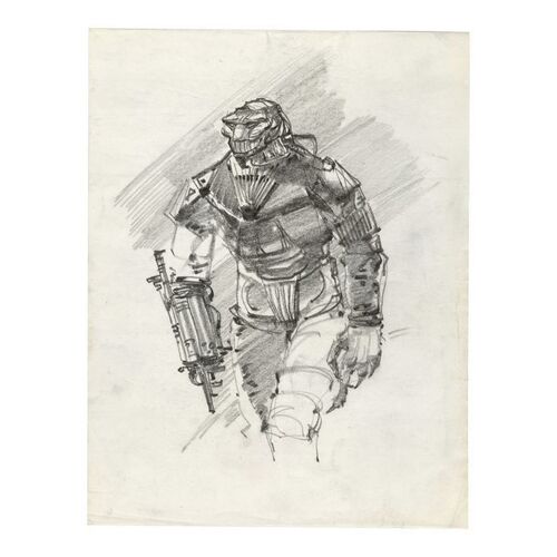 1268. Hand-Drawn Predator Concept Art ### PREDATOR (1987)