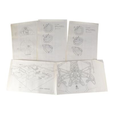 1300. Set of Printed Steve Burg Concept Designs ### ROBOT JOX (1989)