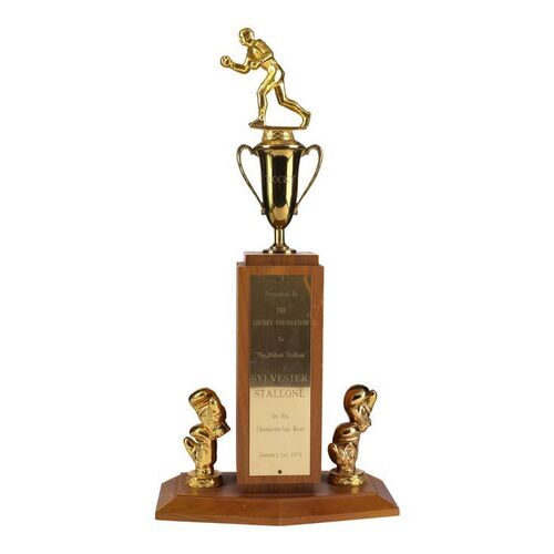 1306. Sherry Foundation "Italian Stallion" Trophy for Sylvester Stallone ### ROCKY (1976)
