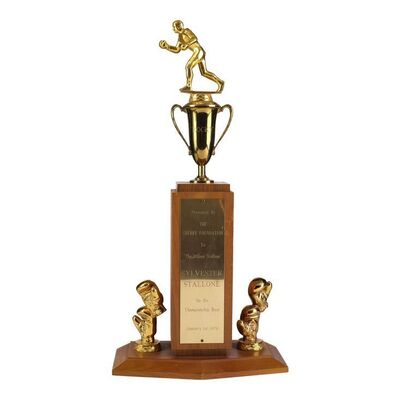 1306. Sherry Foundation "Italian Stallion" Trophy for Sylvester Stallone ### ROCKY (1976)