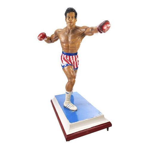 1310. Full-Size Rocky Balboa (Sylvester Stallone) Restaurant Statue ### ROCKY FRANCHISE (1976 - 2023)