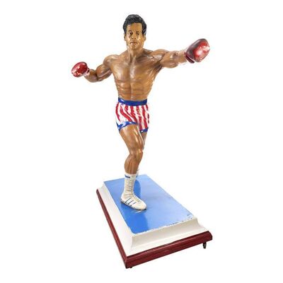 1310. Full-Size Rocky Balboa (Sylvester Stallone) Restaurant Statue ### ROCKY FRANCHISE (1976 - 2023)