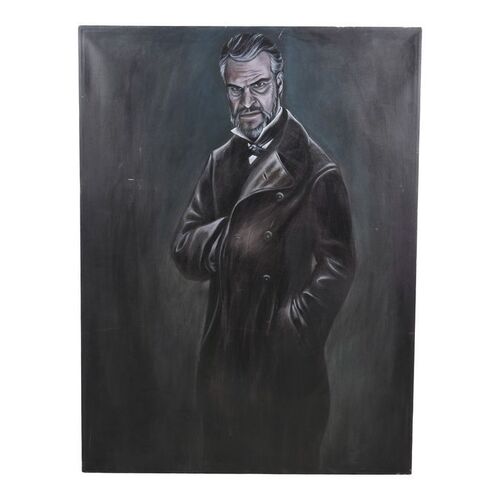 1330. Screen-Matched Hand-Painted Hugh Kane (Richard Moll) Painting ### SCARY MOVIE 2 (2001)