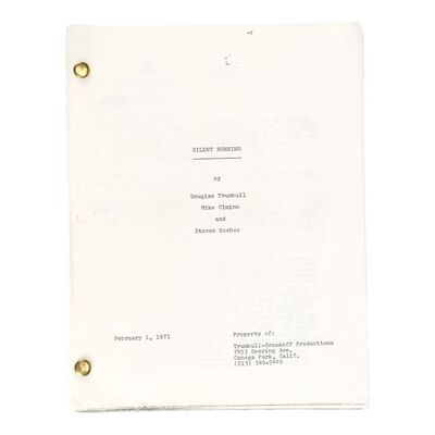 1340. Bound Script ### SILENT RUNNING (1972)