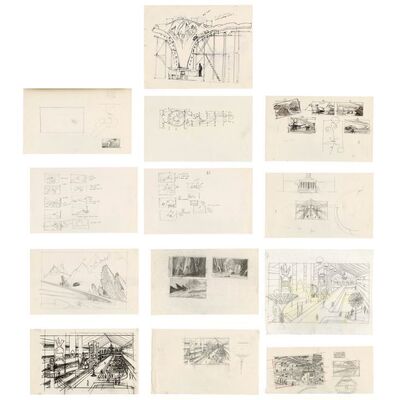 1348. Douglas Trumbull Collection: Set of Hand-Drawn Ralph McQuarrie Sketches and Storyboards ### BACK TO THE FUTURE: THE RIDE (1991-2007)