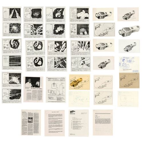1349. Douglas Trumbull Collection: Technical Drawings, Effects Storyboards, and Paperwork ### BACK TO THE FUTURE: THE RIDE (1991-2007)