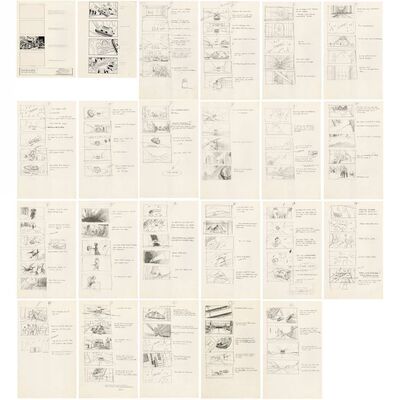1350. Douglas Trumbull Collection: Set of Hand-Drawn Ralph McQuarrie Storyboards ### BACK TO THE FUTURE: THE RIDE (1991-2007)