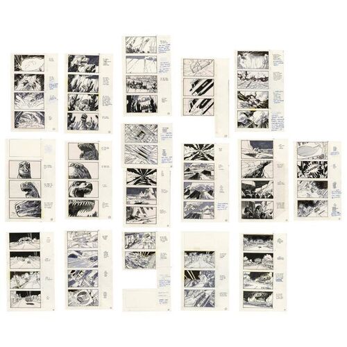 1352. Douglas Trumbull Collection: Printed and Hand-Illustrated Ralph McQuarrie Storyboards with Handwritten Notes ### BACK TO THE FUTURE: THE RIDE (1991-2007)