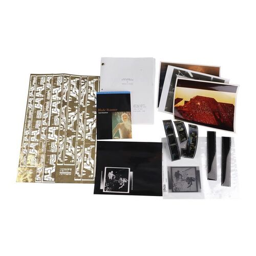 1353. Douglas Trumbull Collection: Model Miniature Pyramid Brass Etching Sheets with Photos ### BLADE RUNNER (1982)