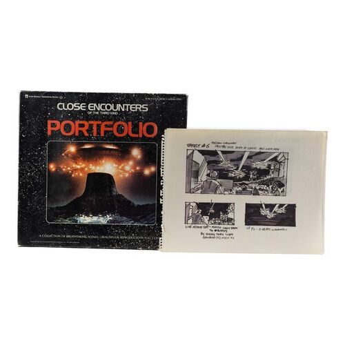 1362. Douglas Trumbull Collection: Hand-Drawn End Credit Storyboards and Portfolio ### CLOSE ENCOUNTERS OF THE THIRD KIND (1977)