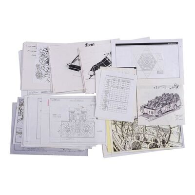 1367. Douglas Trumbull Collection: Hand-Illustrated Robert U. Taylor Artwork and Prints for Unrealized Steven Spielberg's Cliffhangers Ride ### STEVEN SPIELBERG