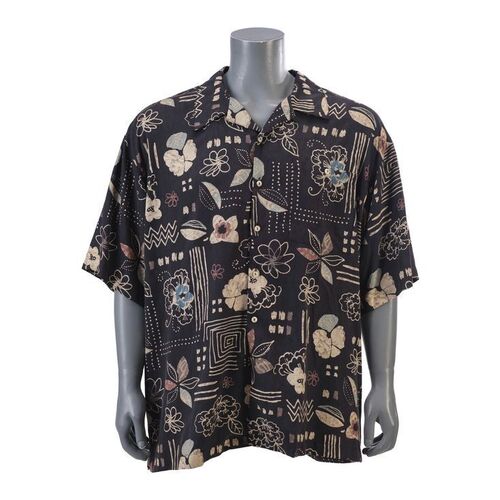 1379. Tony Soprano's (James Gandolfini) Screen-Matched Black Floral Shirt ### THE SOPRANOS (T.V. SERIES, 2004)