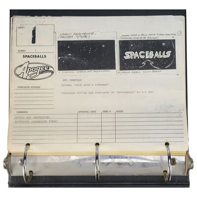 1385. Optical Department Storyboard Binder ### SPACEBALLS (1987)