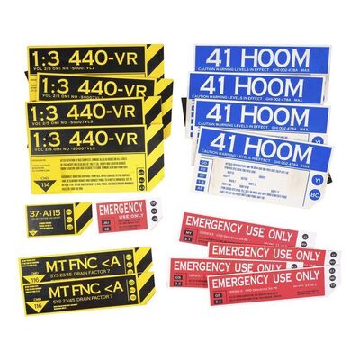 1436. Michael and Denise Okuda Collection: Set of 16 Production-Made Phoenix Missile Silo Signs ### STAR TREK: FIRST CONTACT (1996)