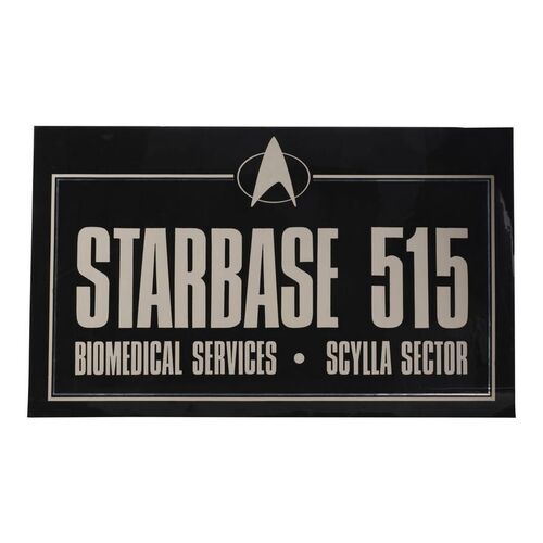 1450. Michael and Denise Okuda Collection: "Samaritan Snare" Starbase 515 Sign ### STAR TREK: THE NEXT GENERATION (1987-1994)