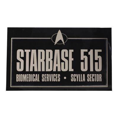 1450. Michael and Denise Okuda Collection: "Samaritan Snare" Starbase 515 Sign ### STAR TREK: THE NEXT GENERATION (1987-1994)