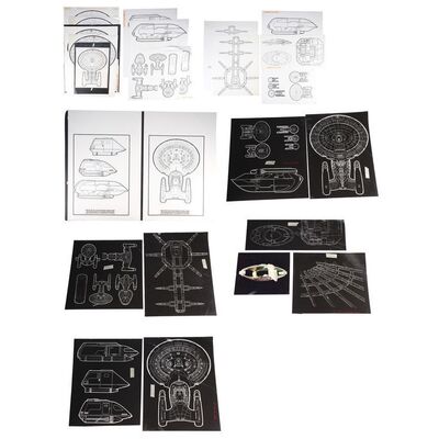1452. Michael and Denise Okuda Collection: Concept Art and Blueprints Portfolio ### STAR TREK: THE NEXT GENERATION (1987-1994)