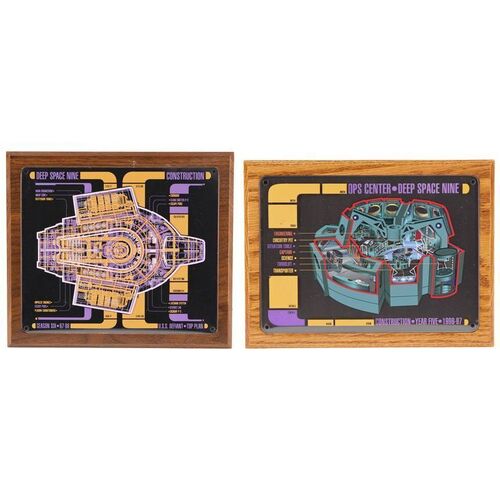 1459. Michael and Denise Okuda Collection: Pair of Crew Plaques ### STAR TREK: DEEP SPACE NINE (1993-1999)