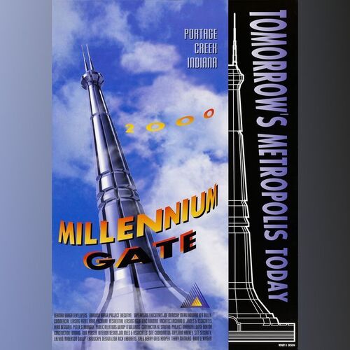 1477. Michael and Denise Okuda Collection: Production-Made Millennium Gate Poster ### STAR TREK: VOYAGER (T.V. SERIES, 1999)