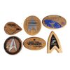 1479. Michael and Denise Okuda Collection: Set of Six Crew Gift Plaques ### STAR TREK: VOYAGER (T.V. SERIES, 1995 - 2001)