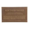 1482. Michael and Denise Okuda Collection: Enterprise NX-01 Dedication Plaque ### STAR TREK: ENTERPRISE (2001-2005)