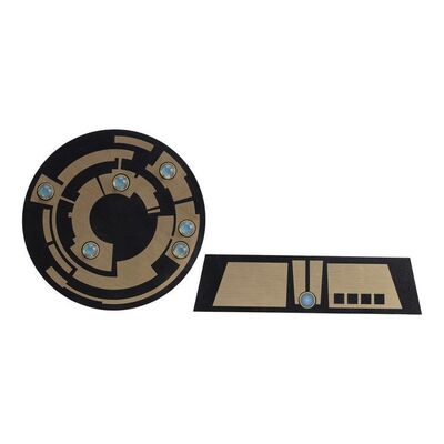 1504. Michael and Denise Okuda Collection: Pair of Enterprise-J Control Panels ### STAR TREK: ENTERPRISE (2001-2005)