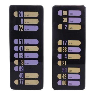 1513. Michael and Denise Okuda Collection: Pair of Enterprise-E LCARS Control Panels ### STAR TREK FRANCHISE (1966-PRESENT)