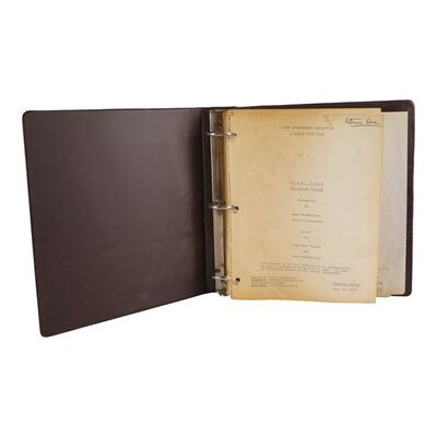 1530. Shooting Script Binder ### STAR TREK: THE MOTION PICTURE (1979)