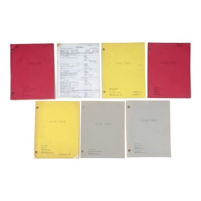 1568. Set of Six Season 2 Scripts ### STAR TREK: THE ORIGINAL SERIES (1966-1969)