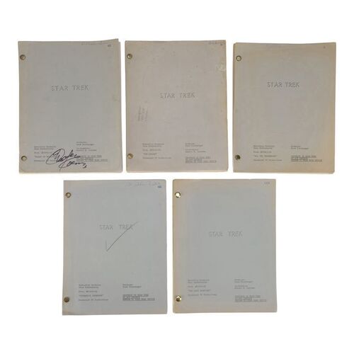 1569. Set of Five Season 3 Scripts ### STAR TREK: THE ORIGINAL SERIES (1966-1969)