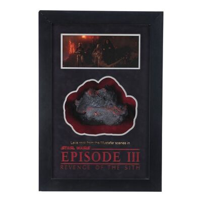 1652. Mustafar Rock in Framed Display ### STAR WARS: REVENGE OF THE SITH (2005)