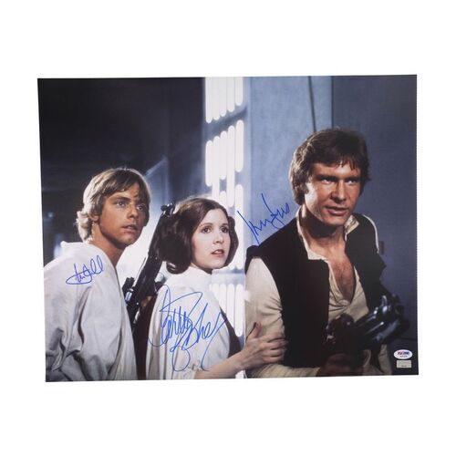 1671. Cast-Autographed Photograph ### STAR WARS: A NEW HOPE (1977)