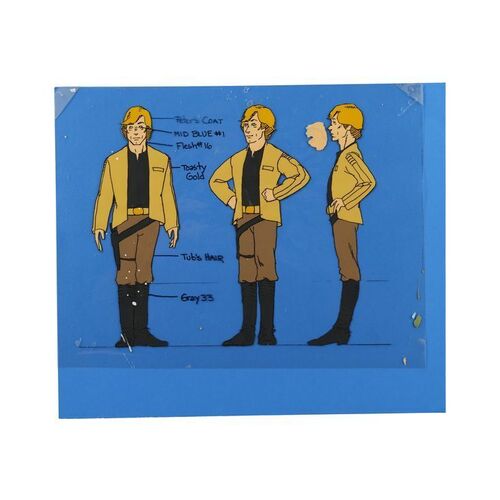 1673. Hand-Painted Luke Skywalker Model Animation Cel ### THE STAR WARS HOLIDAY SPECIAL (1978)