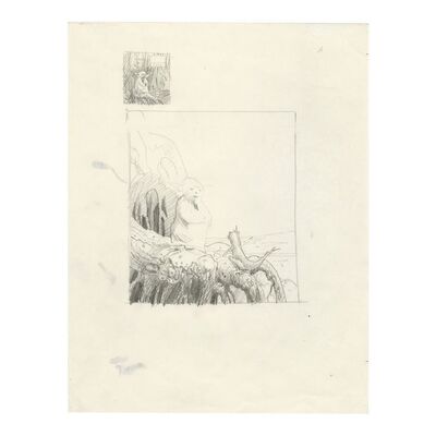 1682. Hand-Drawn Ralph McQuarrie Prelim Art for The Empire Strikes Back Radio Broadcast Poster ### STAR WARS: THE EMPIRE STRIKES BACK (1980)