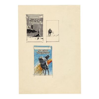 1683. Hand-Drawn Ralph McQuarrie Book Cover Art Prelims ### STAR WARS: THE EMPIRE STRIKES BACK (1980)