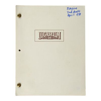 1689. Bound Lucasfilm Research Library Second Draft Script ### STAR WARS: THE EMPIRE STRIKES BACK (1980)