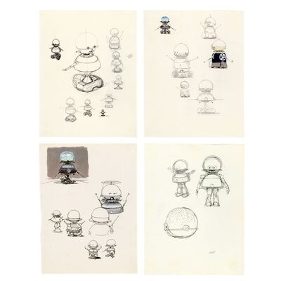 1699. Set of Four Hand-Drawn Ralph McQuarrie Sparky Concept Sketch Pages ### STAR WARS: PANASONIC COMMERCIAL (1988)