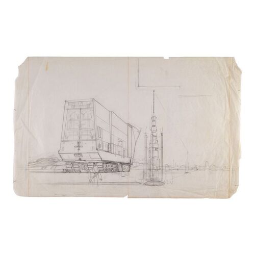 1708. Hand-Drawn Ralph McQuarrie "The Jawas" Concept Sketch ### STAR WARS: THE MOS EISLEY CANTINA POP-UP BOOK (1995)