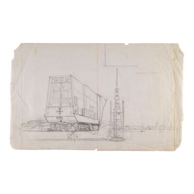 1708. Hand-Drawn Ralph McQuarrie "The Jawas" Concept Sketch ### STAR WARS: THE MOS EISLEY CANTINA POP-UP BOOK (1995)