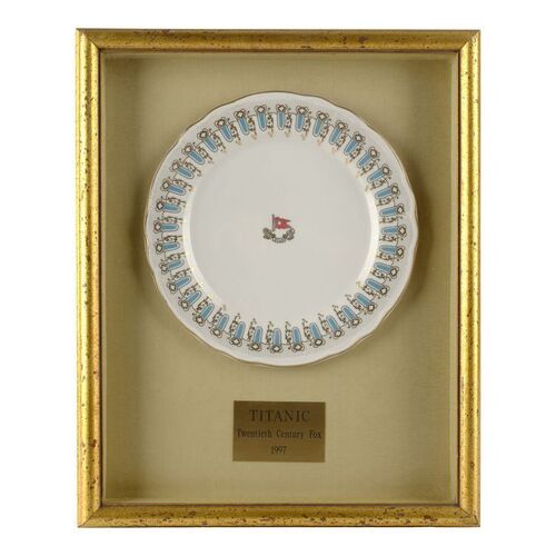 1825. White Star Line Dinner Plate Display ### TITANIC (1997)