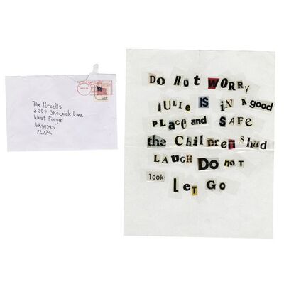 1859. Julie Purcell (Bea Santos) Ransom Note and Envelope ### TRUE DETECTIVE (T.V. SERIES, 2014 - PRESENT)