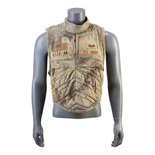 1869. Luc Deveraux's (Jean-Claude Van Damme) Screen-Matched "G44" UniSol Vest with Pauldron and Belt ### UNIVERSAL SOLDIER (1992)