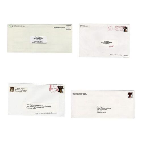 1874. Set of Four Ryan Bingham's (George Clooney) Letters ### UP IN THE AIR (2009)