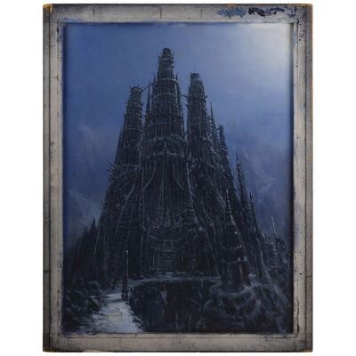 1877. Framed Hand-Painted Castle Dracula Matte Painting Concept Artwork ### VAN HELSING (2004)
